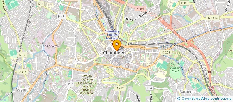 localisation de l'entreprise JOIE D'ETRE  CHAMBERY