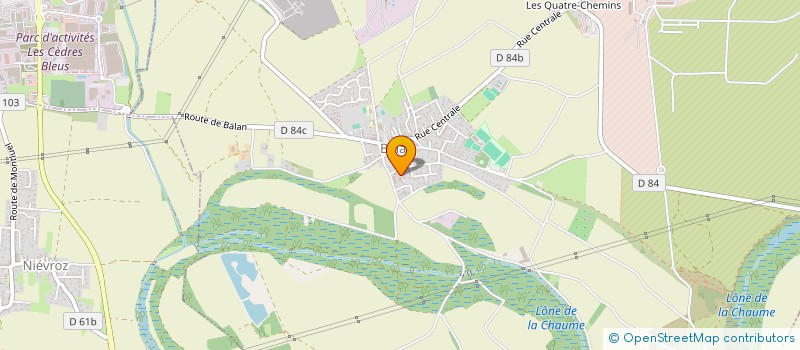 localisation de l'entreprise JOIE D'OEUVRER  BALAN