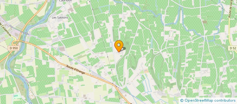 localisation de l'entreprise JOIE DE DIEU  SARRIANS