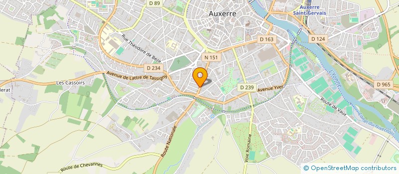localisation de l'entreprise JOIE DE REVIVRE à AUXERRE