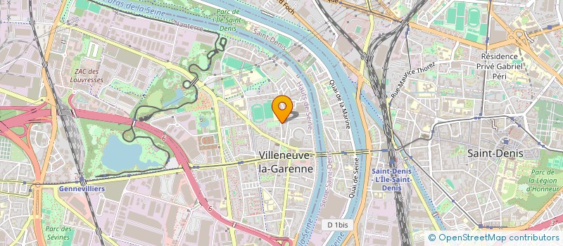localisation de l'entreprise JOIE DE VIVRE à VILLENEUVE-LA-GARENNE