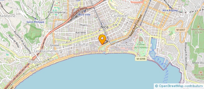 localisation de l'entreprise JOIE DE VIVRE  NICE