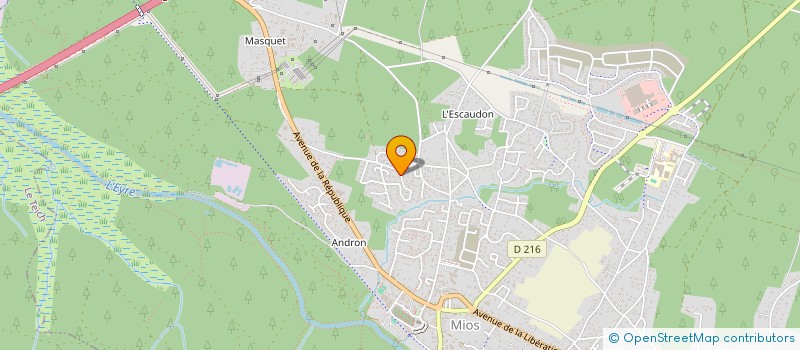 localisation de l'entreprise JOIE DE VIVRE A DOMICILE  BIGANOS