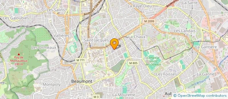 localisation de l'entreprise JOIE EN CHOEUR  CLERMONT-FERRAND