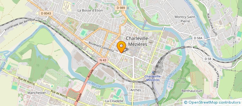 localisation de l'entreprise JOIE ET BONHEUR à CHARLEVILLE-MEZIERES