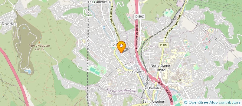 localisation de l'entreprise JOIE ET BONHEUR à LES PENNES-MIRABEAU