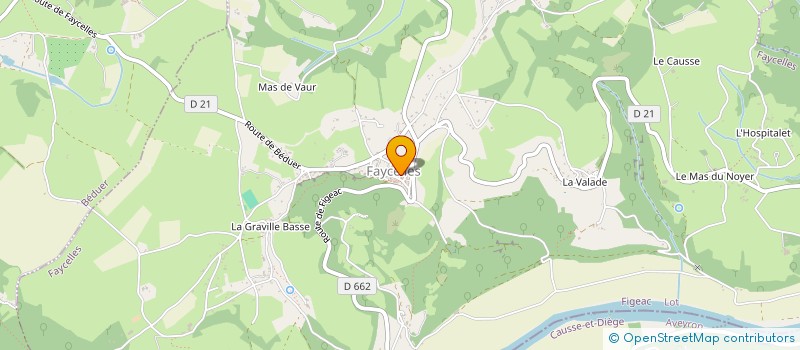 localisation de l'entreprise JOIE ET COMPAGNIE  FAYCELLES