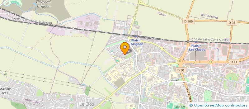 localisation de l'entreprise JOIE ET LIBERTE à PLAISIR