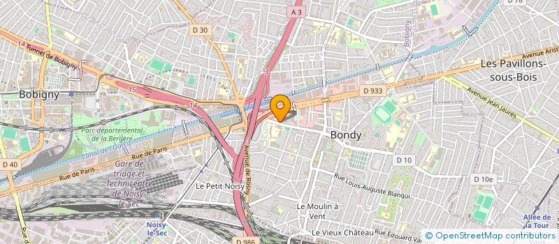 localisation de l'entreprise JOIE ET VIE  BONDY