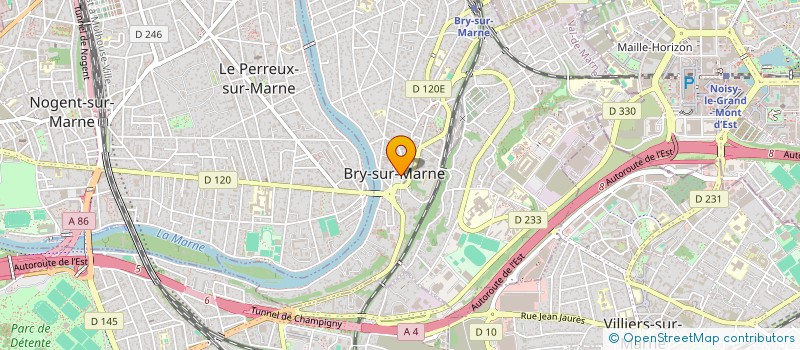 localisation de l'entreprise JOIES D'ENFANCE à BRY-SUR-MARNE