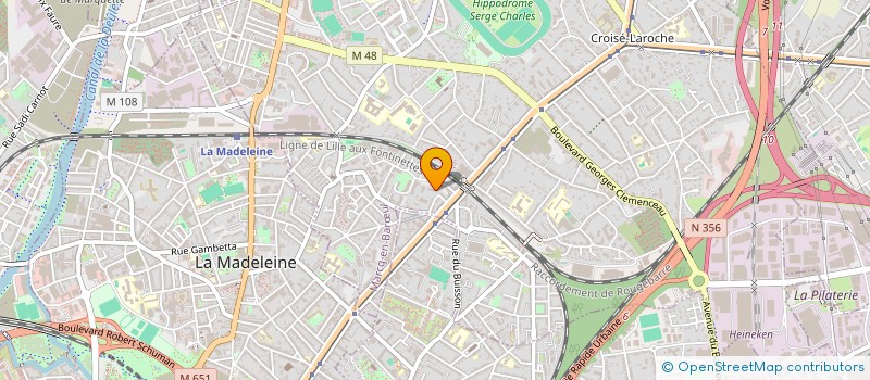 localisation de l'entreprise JOIGNEAUX à MARCQ-EN-BARŒUL