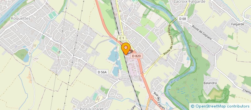 localisation de l'entreprise JOIGNEAUX PAYSAGISTE  PINSAGUEL