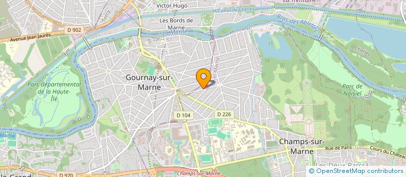 localisation de l'entreprise JOIMMO  CHAMPS-SUR-MARNE