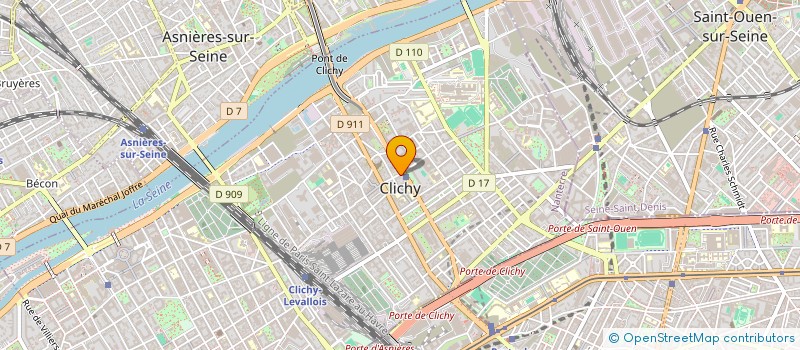 localisation de l'entreprise JOIN A TOWN à CLICHY