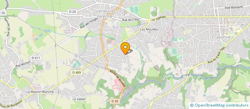 localisation de l'entreprise JOIN US à GREZIEU-LA-VARENNE