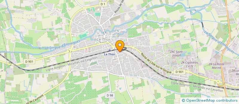 localisation de l'entreprise JOINER DESIGN à LE THOR