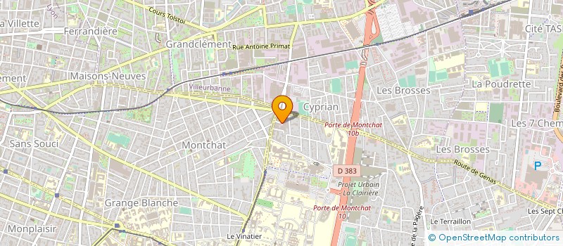 localisation de l'entreprise JOINT LYONNAIS DISTRIBUTION -JLD- à BRON