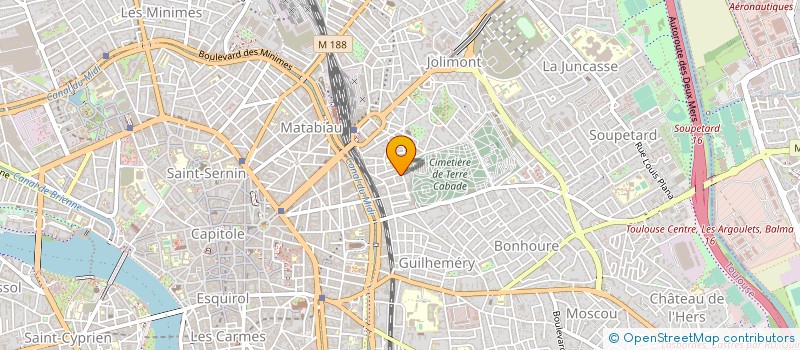 localisation de l'entreprise JOINT PLACOPLATRE ET PEINTURE à TOULOUSE