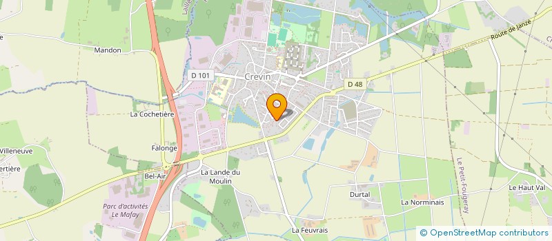 localisation de l'entreprise JOINTS DECOR  CREVIN