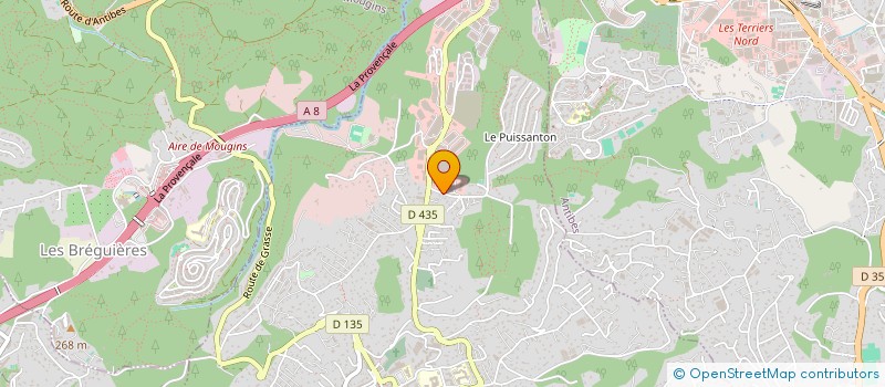 localisation de l'entreprise JOINTS ET PROFILS MEDITERRANEEN à VALLAURIS