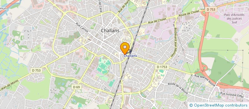 localisation de l'entreprise JOINVILLE à CHALLANS