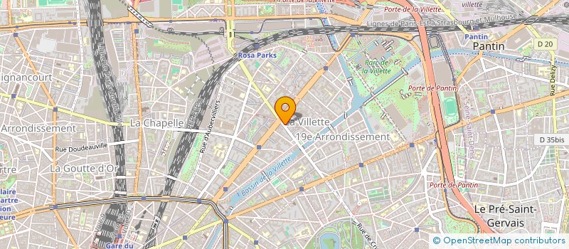 localisation de l'entreprise JOINVILLE CRIMEE  PARIS