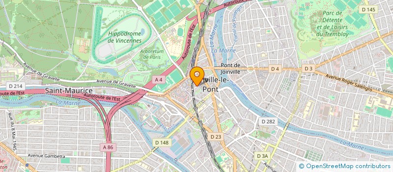 localisation de l'entreprise JOINVILLE SPORTING CLUB  JOINVILLE-LE-PONT