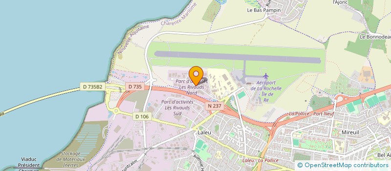 localisation de l'entreprise JOIRIS  LA ROCHELLE