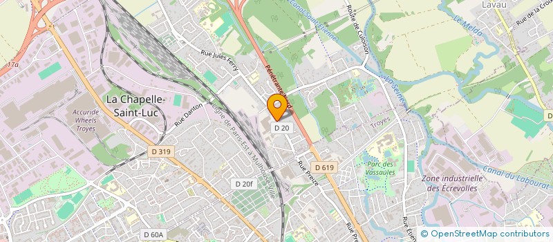 localisation de l'entreprise JOJA  LA CHAPELLE-SAINT-LUC