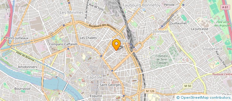localisation de l'entreprise JOJACK & BILLIE à TOULOUSE