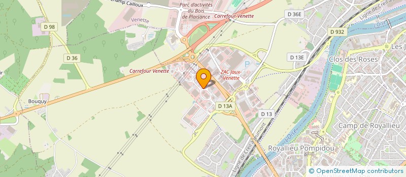 localisation de l'entreprise JOJEG  JAUX