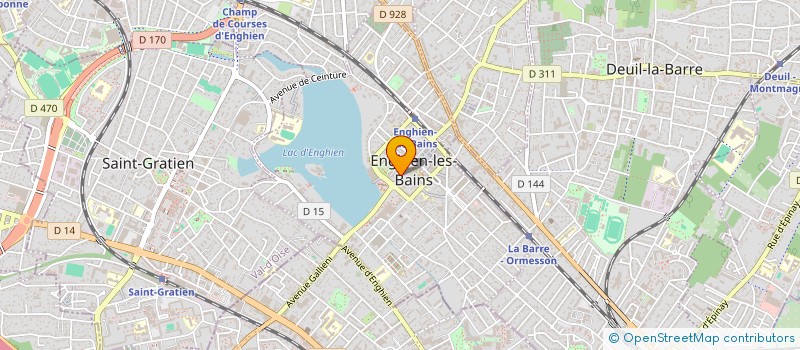 localisation de l'entreprise JOJEMAR  ENGHIEN-LES-BAINS