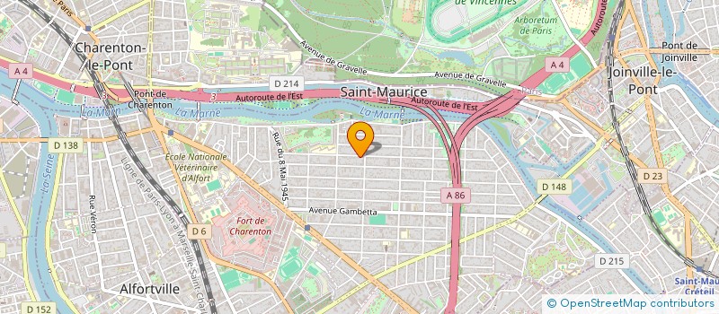 localisation de l'entreprise JOJO à MAISONS-ALFORT