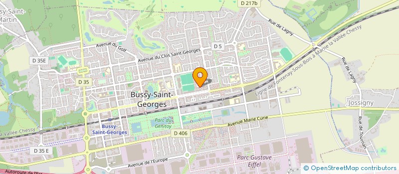 localisation de l'entreprise JOJO DEPANN'  BUSSY-SAINT-GEORGES