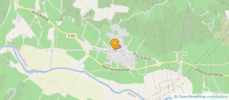 localisation de l'entreprise JOJO & NONO  SAINT-GERVAIS