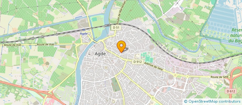 localisation de l'entreprise JOJORD  AGDE