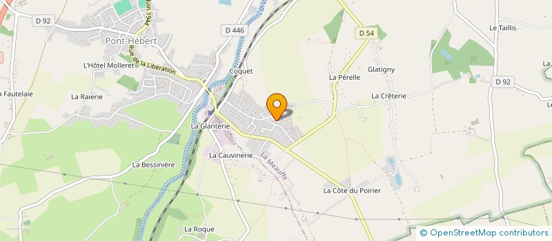 localisation de l'entreprise JOJOVIC  PONT-HEBERT