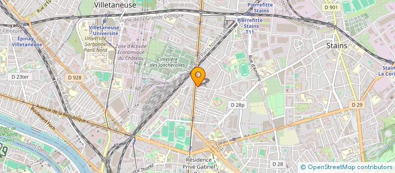 localisation de l'entreprise JOJY à PIERREFITTE-SUR-SEINE