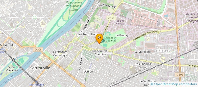 localisation de l'entreprise JOK GROUP  SARTROUVILLE