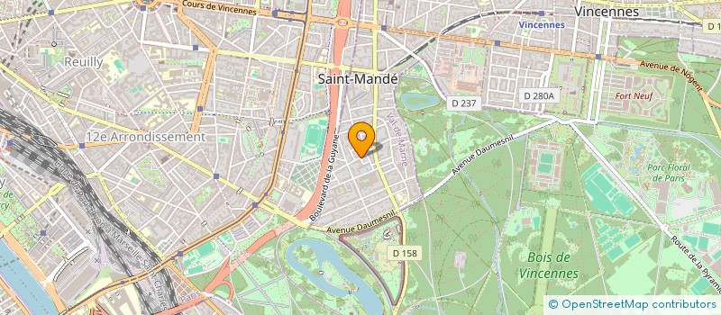 localisation de l'entreprise JOKA à SAINT-MANDE