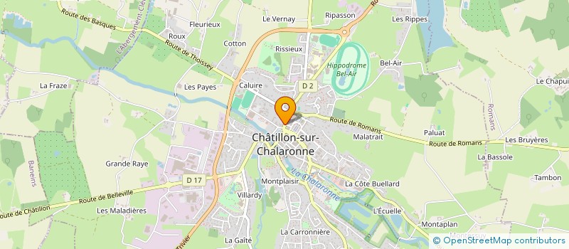 localisation de l'entreprise JOKALA à CHATILLON-SUR-CHALARONNE