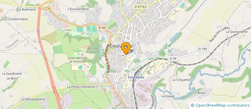 localisation de l'entreprise JOKAN  COUTANCES