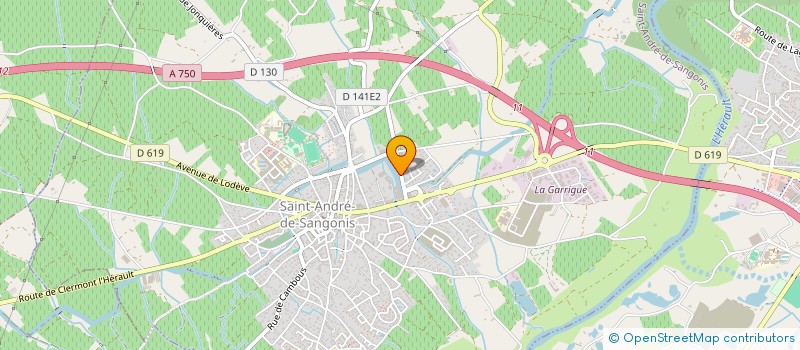 localisation de l'entreprise JOKAT  SAINT-ANDRE-DE-SANGONIS