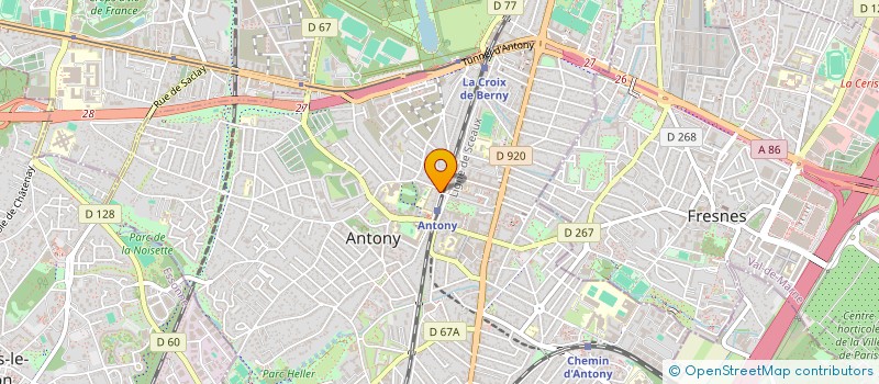 localisation de l'entreprise JOKBAT à ANTONY