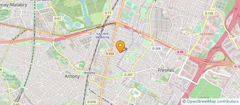 localisation de l'entreprise JOKE à ANTONY