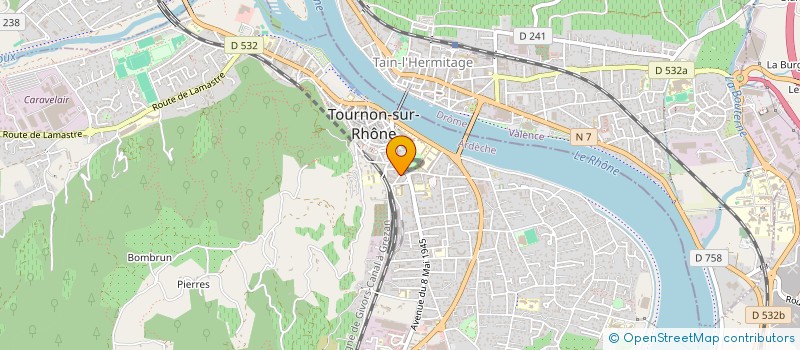 localisation de l'entreprise JOKE N'ROLL à TOURNON-SUR-RHONE