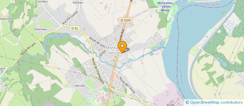 localisation de l'entreprise JOKECILE DECO  MONTALIEU-VERCIEU