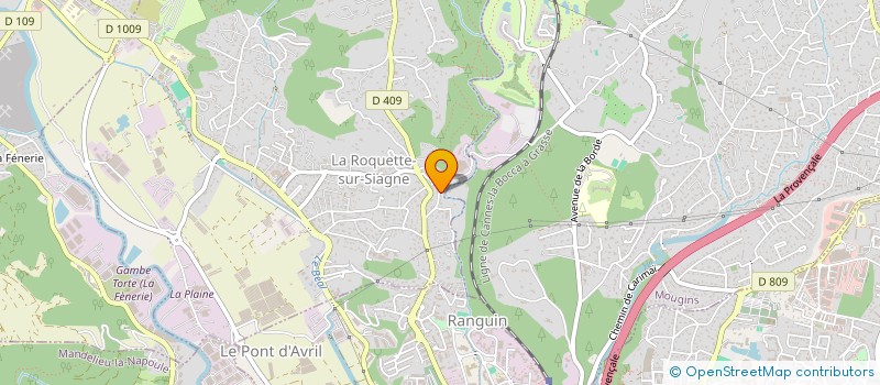 localisation de l'entreprise JOKER à LA ROQUETTE-SUR-SIAGNE