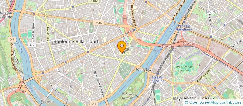 localisation de l'entreprise JOKER BATIMENT à BOULOGNE-BILLANCOURT