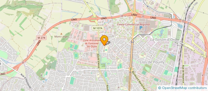 localisation de l'entreprise JOKER PIZZA à BELLENEUVE